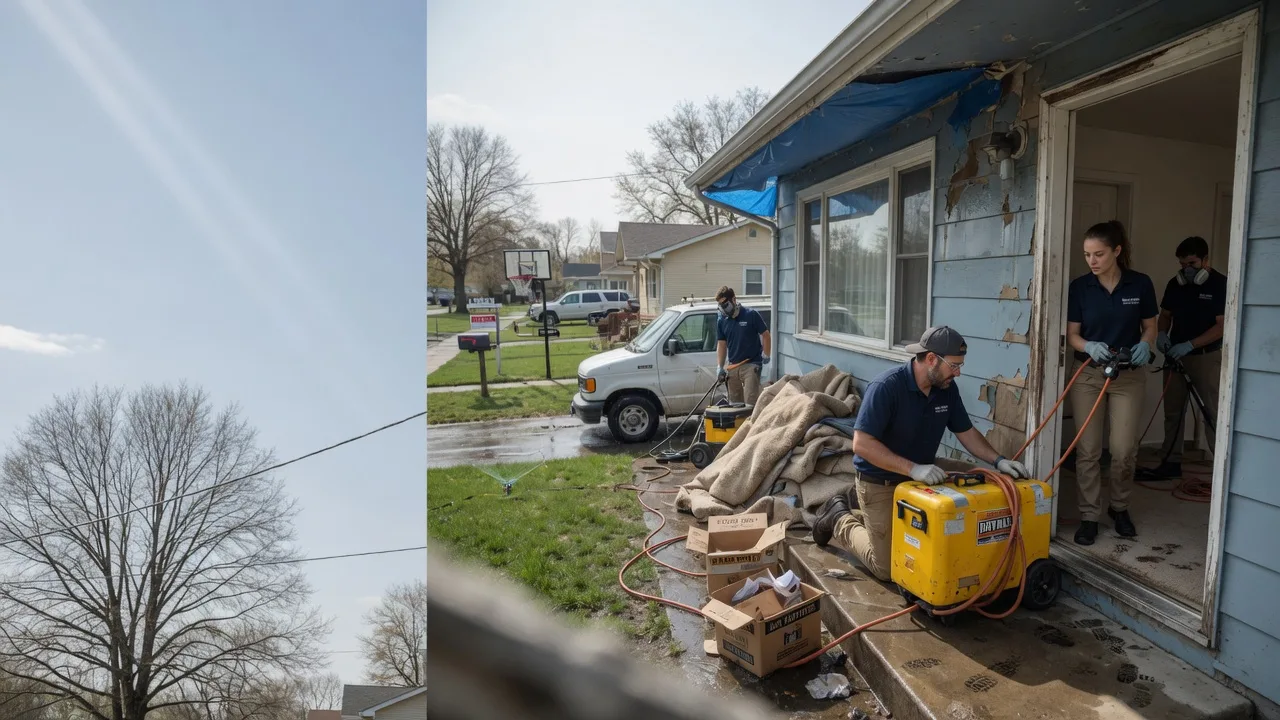 Basement Flood Cleanup in Little Eagle, SD near me
